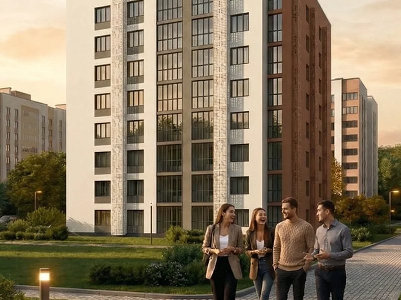 Дома на улице Фурманова - визуализация проекта